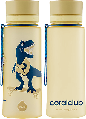 Water bottle EQUA "Dino"